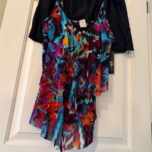 Vibrant Multicolor Sleeveless Top